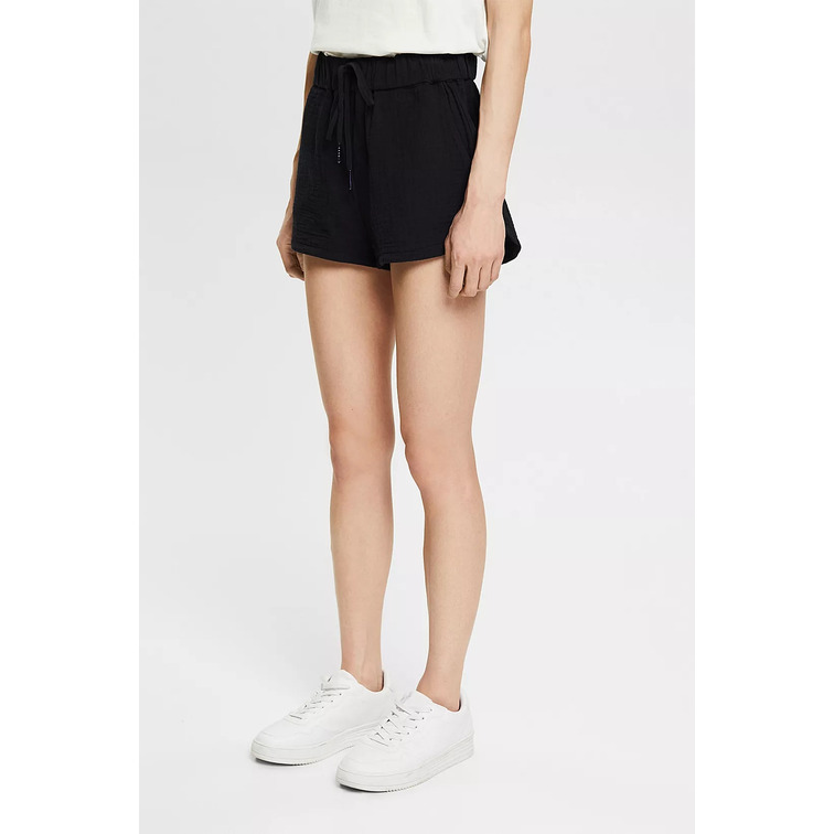 SHORTS TEJIDOS CON EFECTO ARRUGADO MUJER ESPRIT