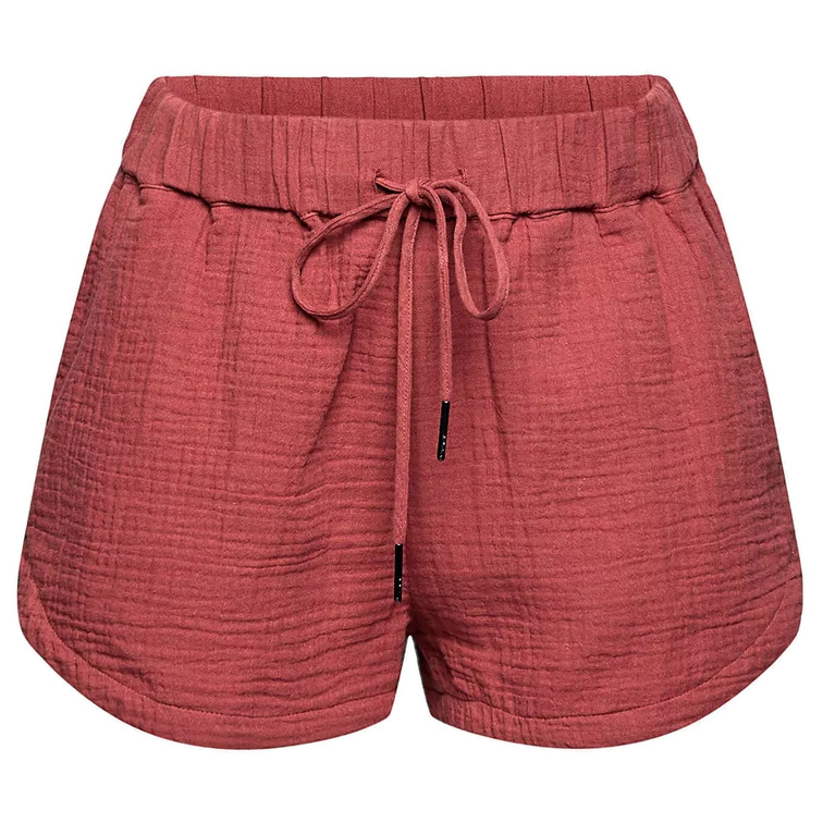 SHORTS TEJIDOS CON EFECTO ARRUGADO MUJER ESPRIT