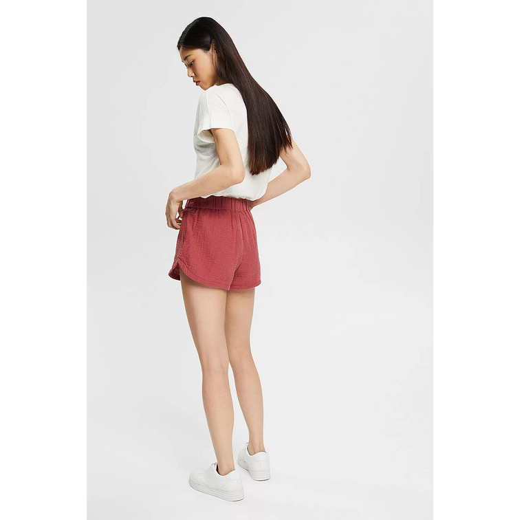 SHORTS TEJIDOS CON EFECTO ARRUGADO MUJER ESPRIT