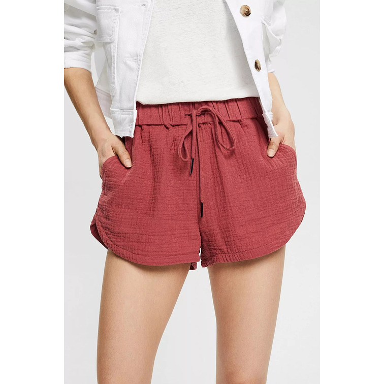 SHORTS TEJIDOS CON EFECTO ARRUGADO MUJER ESPRIT