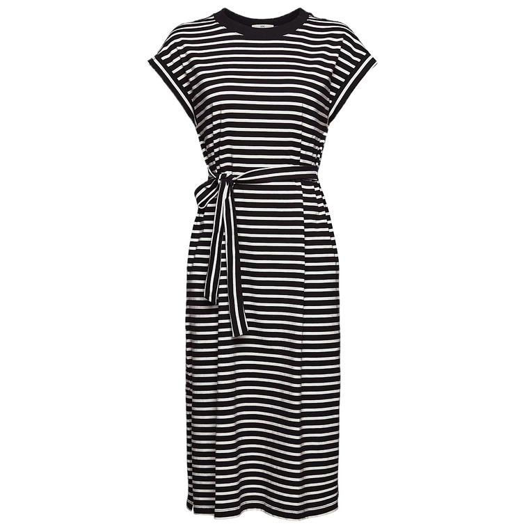 VESTIDO DE JERSEY CON CINTURÓN MUJER ESPRIT