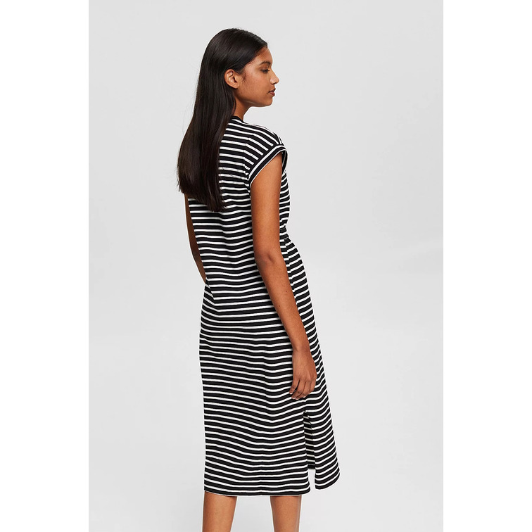 VESTIDO DE JERSEY CON CINTURÓN MUJER ESPRIT