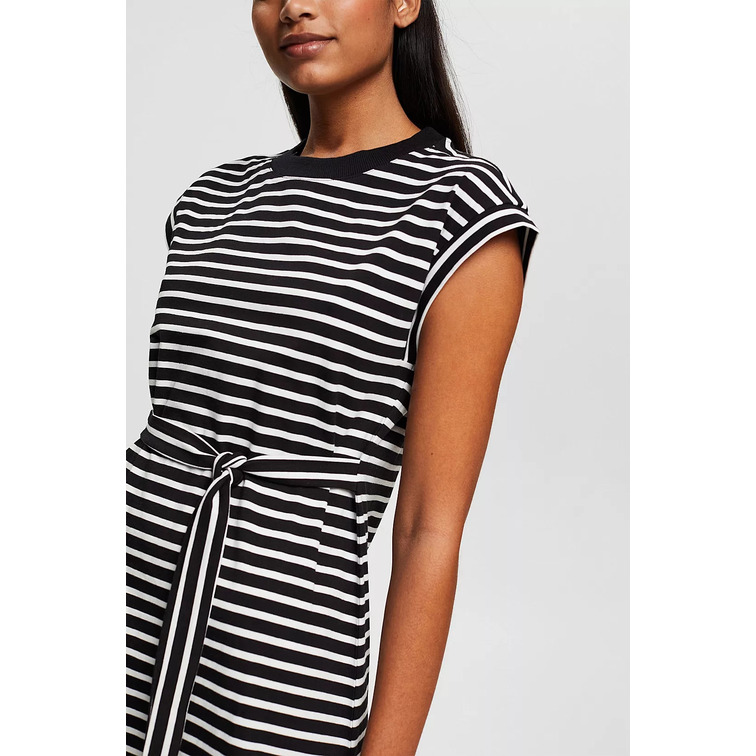 VESTIDO DE JERSEY CON CINTURÓN MUJER ESPRIT