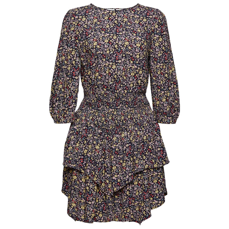 VESTIDO CON FALDA DE VOLANTES MUJER ESPRIT
