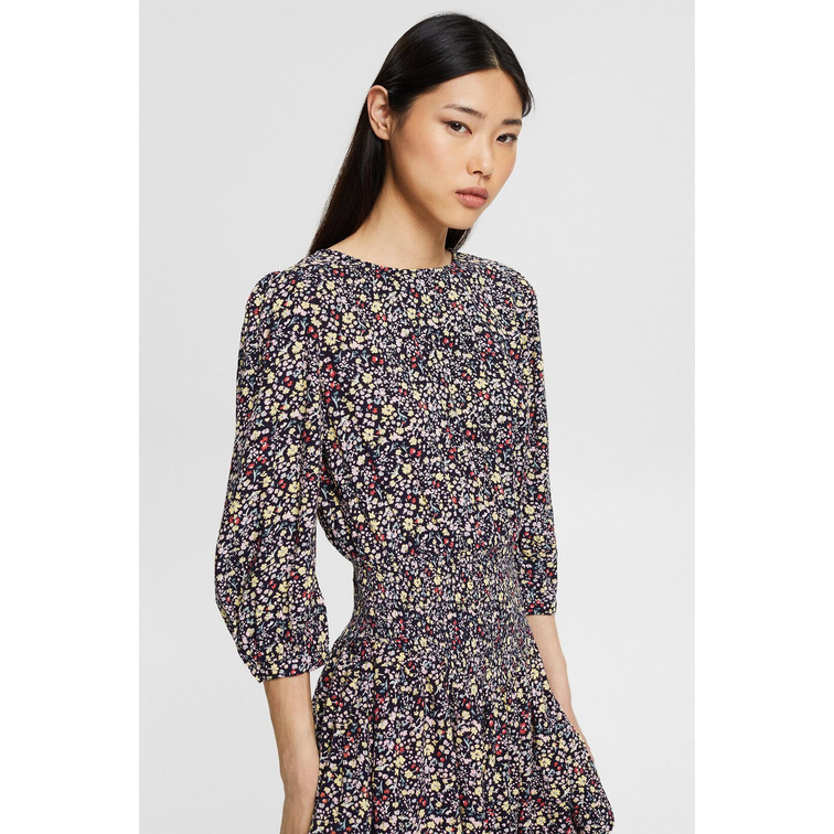VESTIDO CON FALDA DE VOLANTES MUJER ESPRIT