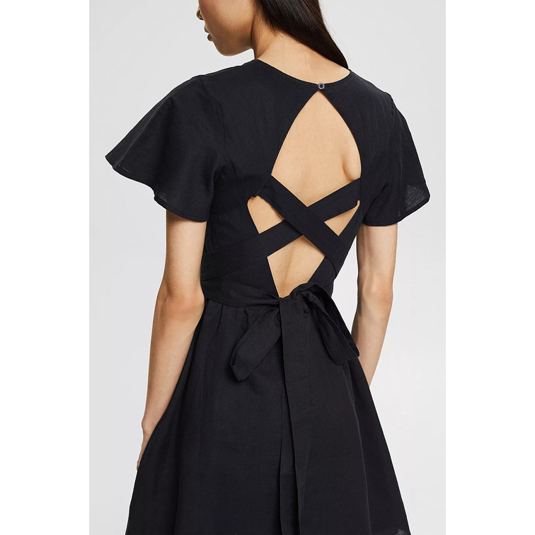 VESTIDO CON ESCOTE EN LA ESPALDA MUJER ESPRIT