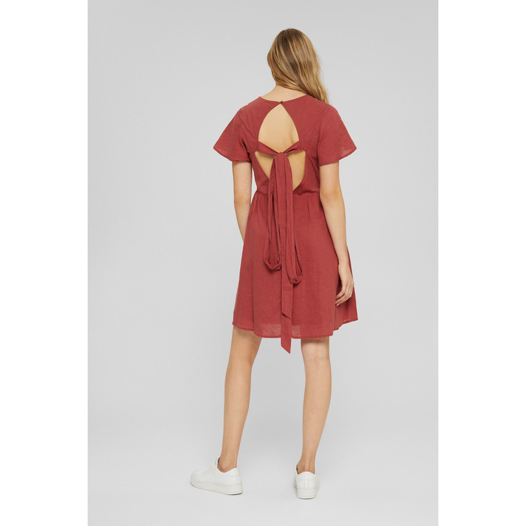 VESTIDO CON ESCOTE EN LA ESPALDA MUJER ESPRIT