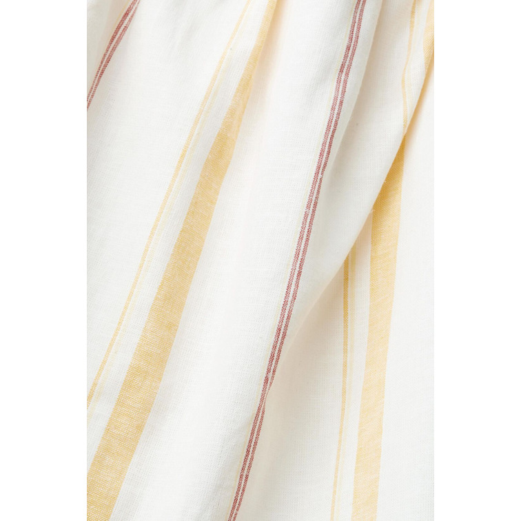 TOP A RAYAS EN MEZCLA DE LINO MUJER ESPRIT