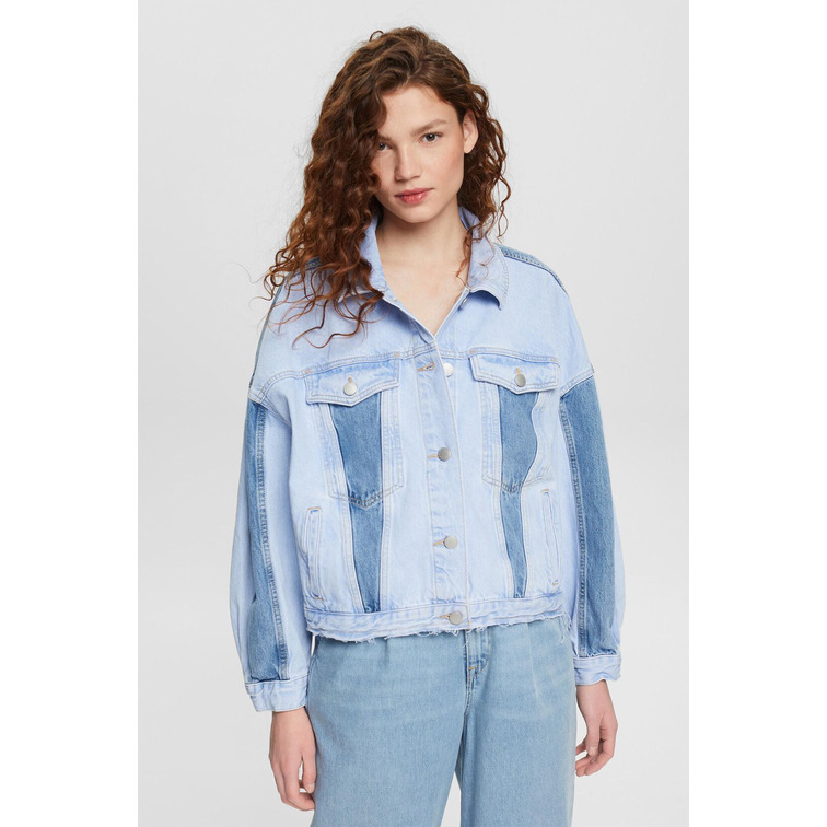 CAZADORA VAQUERA CON DISEÑO PATCHWORK MUJER ESPRIT