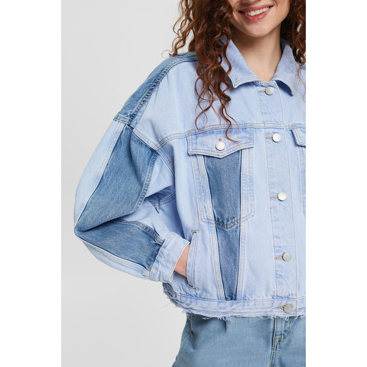 CAZADORA VAQUERA CON DISEÑO PATCHWORK MUJER ESPRIT