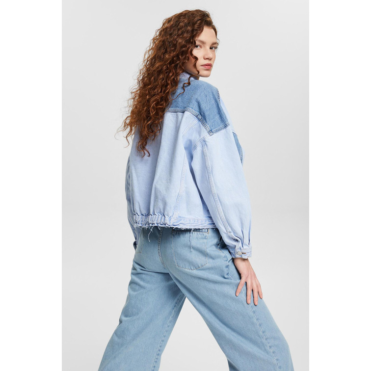 CAZADORA VAQUERA CON DISEÑO PATCHWORK MUJER ESPRIT