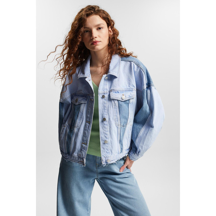 CAZADORA VAQUERA CON DISEÑO PATCHWORK MUJER ESPRIT
