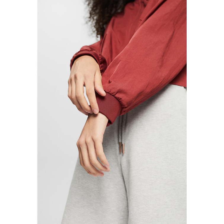 CAZADORA DE ESTILO BOMBER CON LINO MUJER ESPRIT