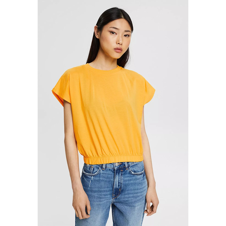CAMISETA CON CINTURA ELÁSTICA MUJER ESPRIT