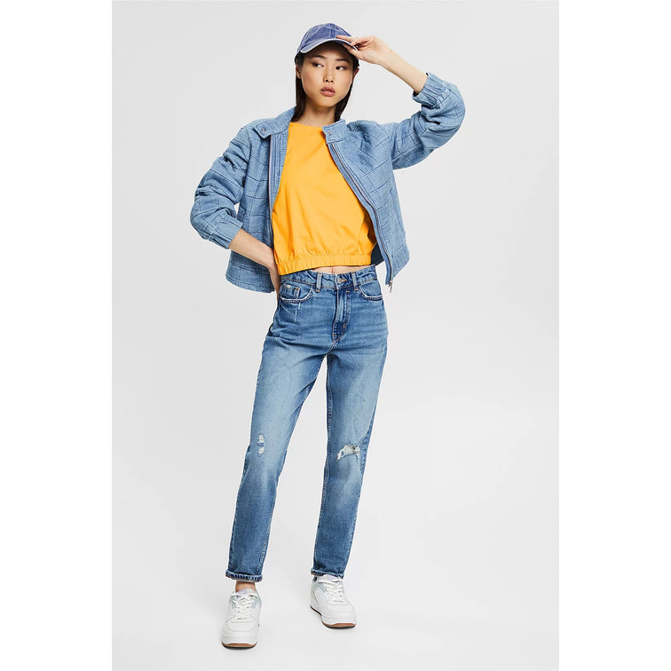CAMISETA CON CINTURA ELÁSTICA MUJER ESPRIT