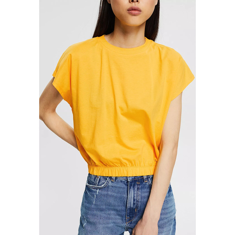 CAMISETA CON CINTURA ELÁSTICA MUJER ESPRIT