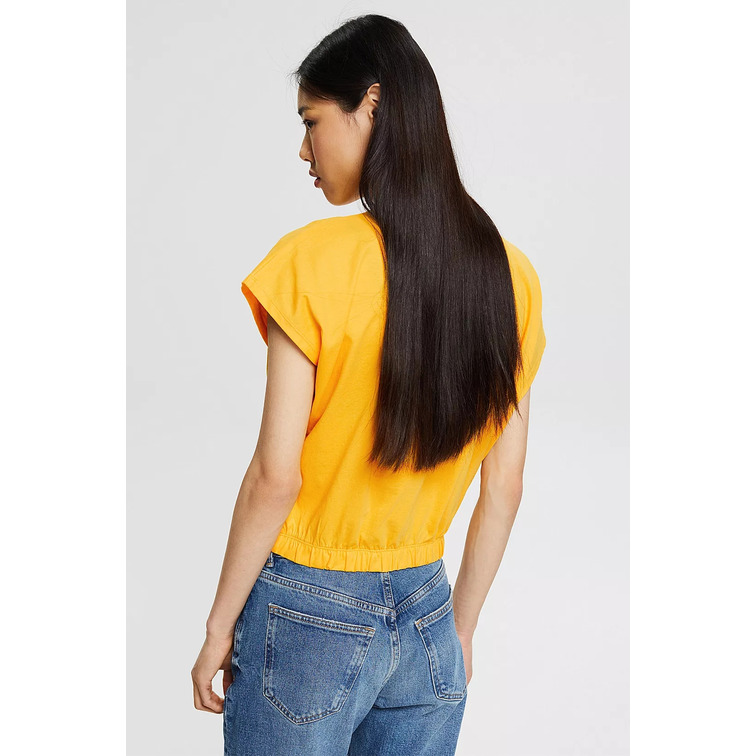 CAMISETA CON CINTURA ELÁSTICA MUJER ESPRIT