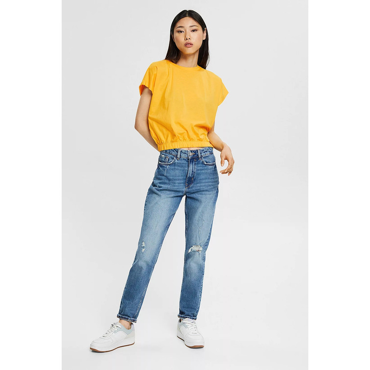 CAMISETA CON CINTURA ELÁSTICA MUJER ESPRIT