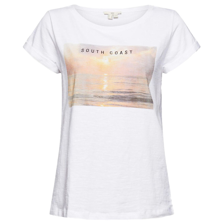 CAMISETA CON ESTAMPADO ARTÍSTICO MUJER ESPRIT