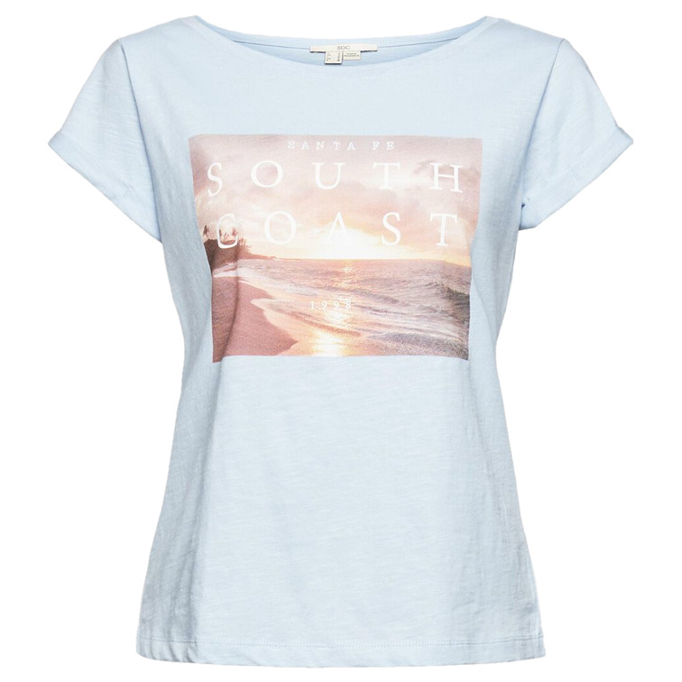 CAMISETA CON ESTAMPADO ARTÍSTICO MUJER ESPRIT
