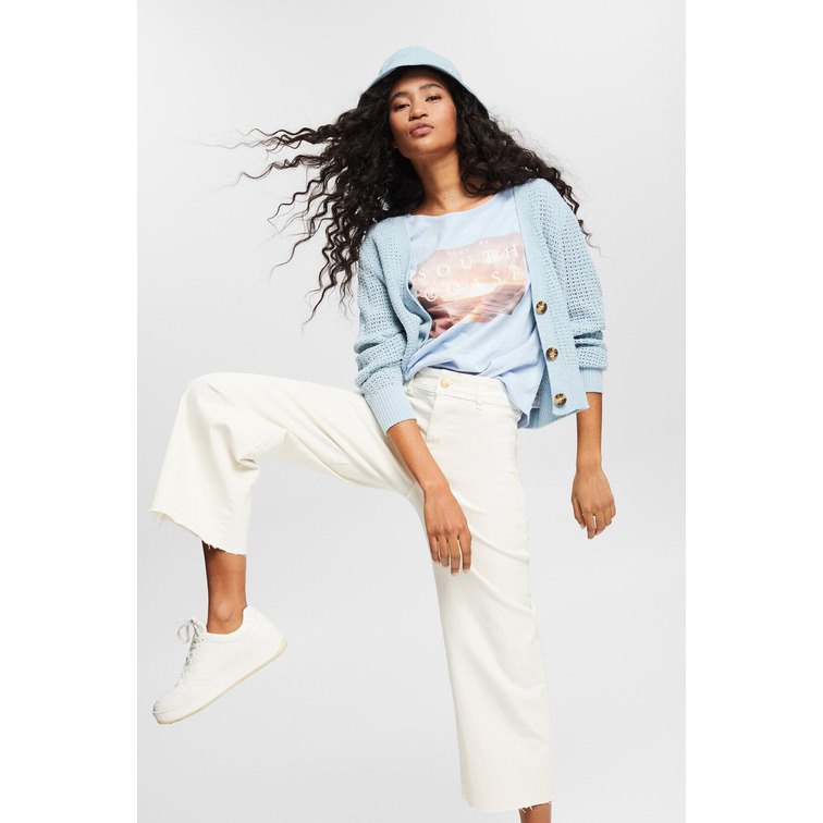 CAMISETA CON ESTAMPADO ARTÍSTICO MUJER ESPRIT