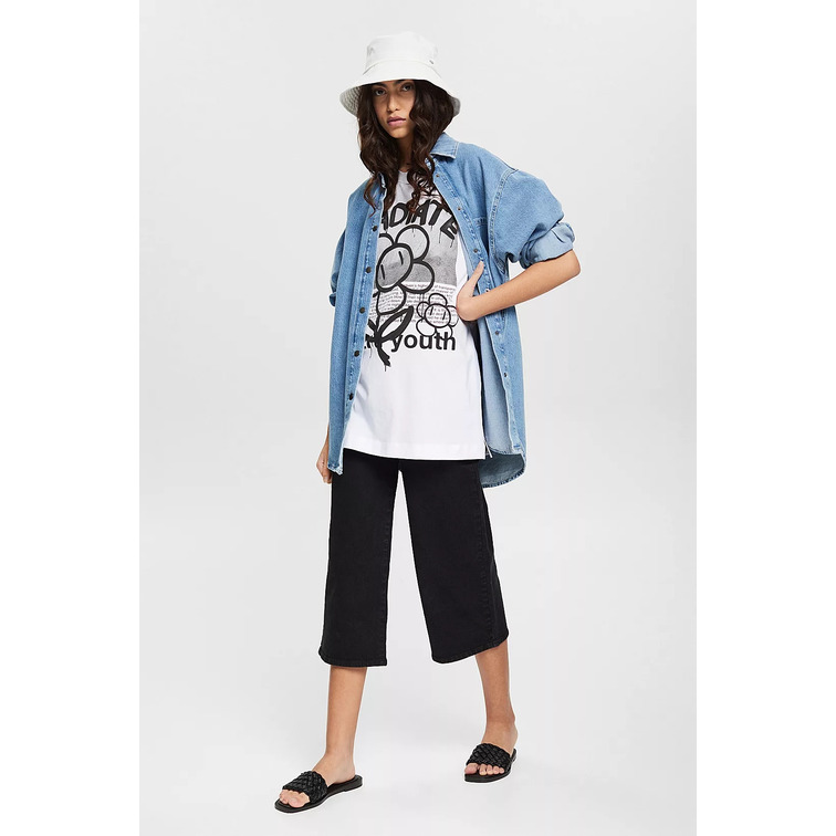 CAMISETA OVERSIZE ESTAMPADA MUJER ESPRIT