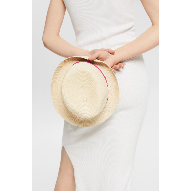 SOMBRERO TRILBY CON CINTA DE PAJA MUJER ESPRIT