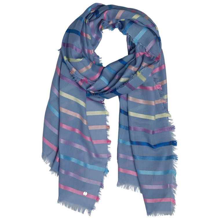 PAÑUELO DE RAYAS MULTICOLORES MUJER ESPRIT