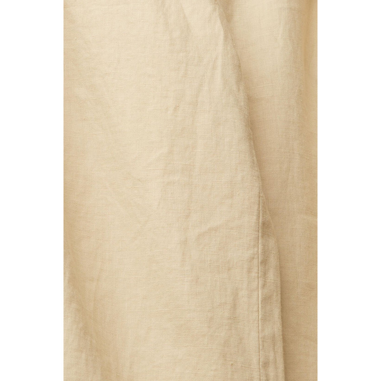 PANTALÓN TOBILLERO DE LINO MUJER ESPRIT