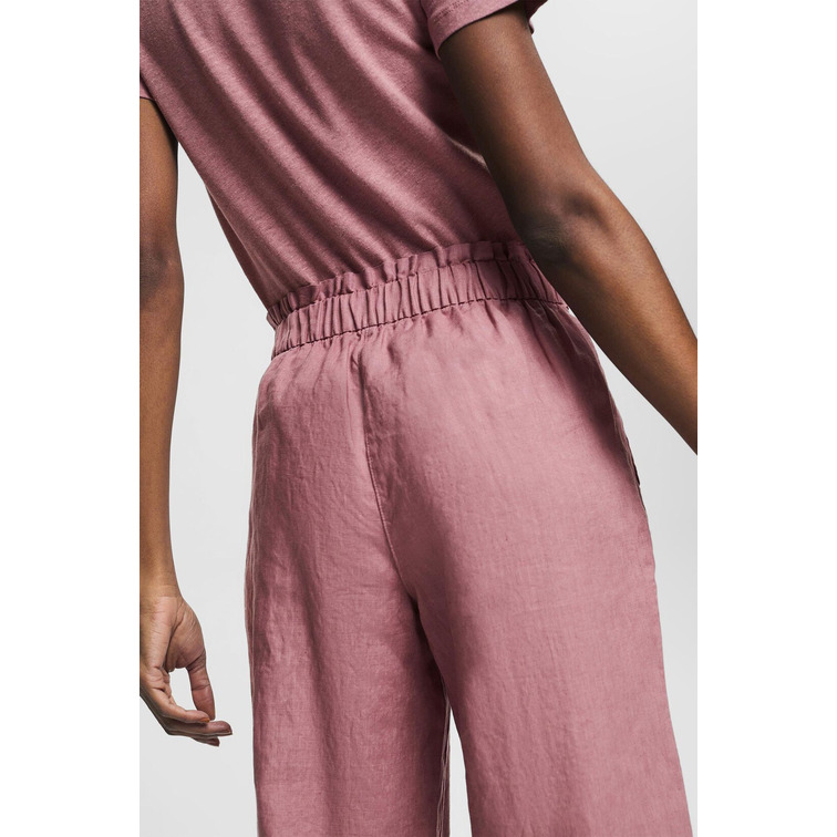 PANTALÓN TOBILLERO DE LINO MUJER ESPRIT
