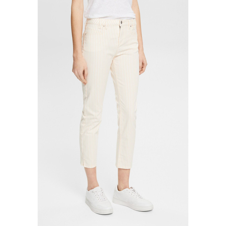 PANTALÓN CAPRI A RAYAS MUJER ESPRIT