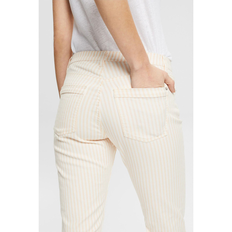 PANTALÓN CAPRI A RAYAS MUJER ESPRIT