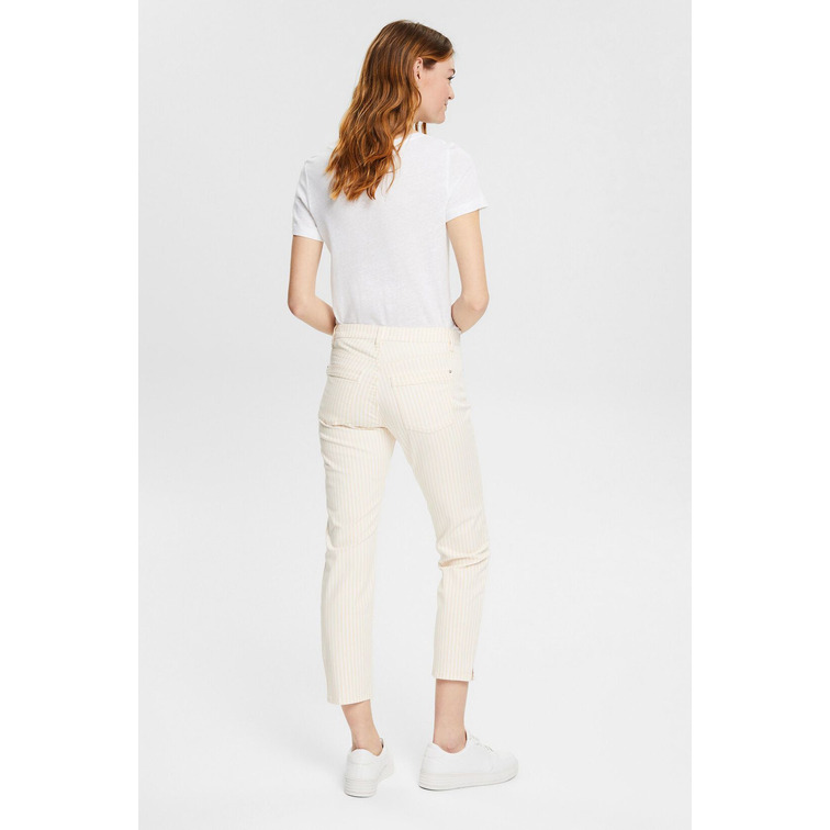 PANTALÓN CAPRI A RAYAS MUJER ESPRIT