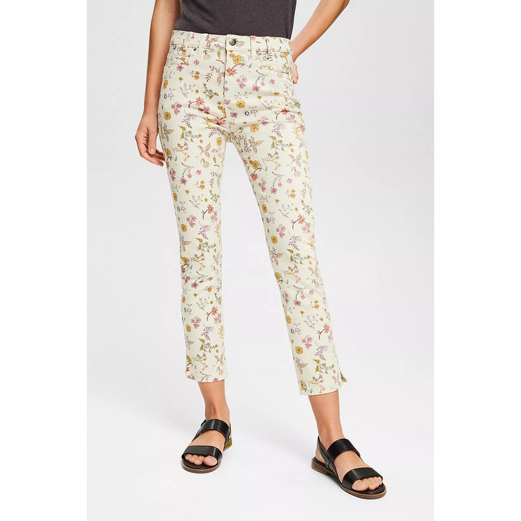 PANTALÓN CON ESTAMPADO FLORAL MUJER ESPRIT
