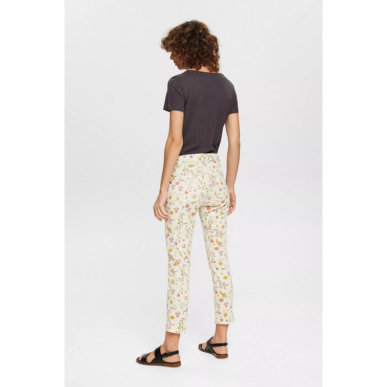 PANTALÓN CON ESTAMPADO FLORAL MUJER ESPRIT