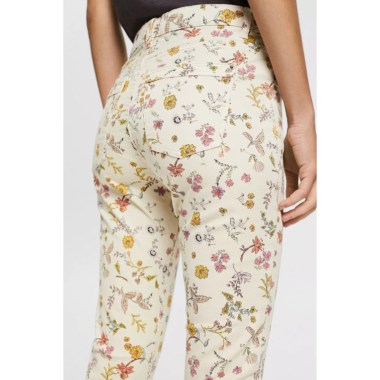 PANTALÓN CON ESTAMPADO FLORAL MUJER ESPRIT