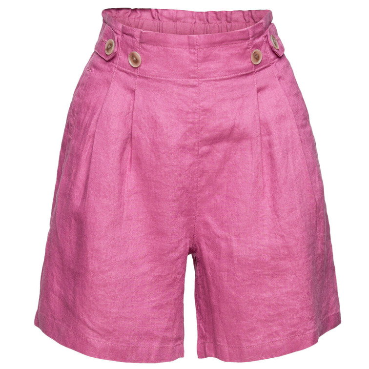 PANTALÓN CORTO DE LINO MUJER ESPRIT