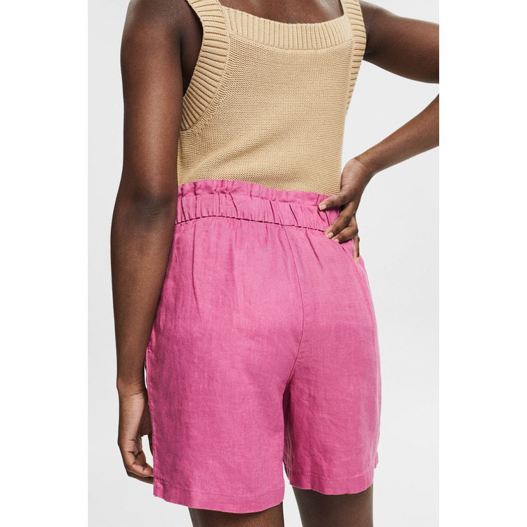 PANTALÓN CORTO DE LINO MUJER ESPRIT