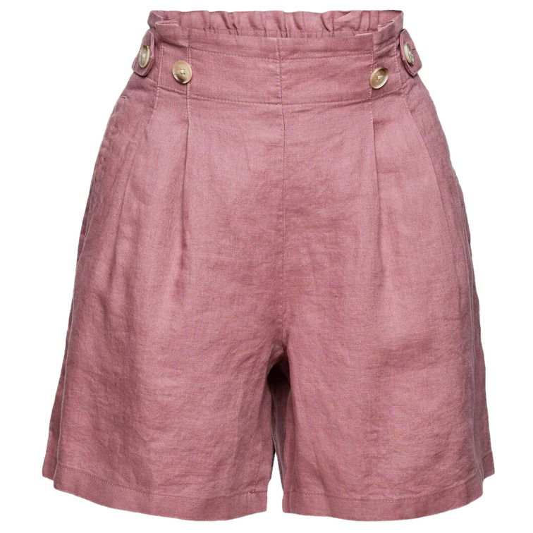 PANTALÓN CORTO DE LINO MUJER ESPRIT