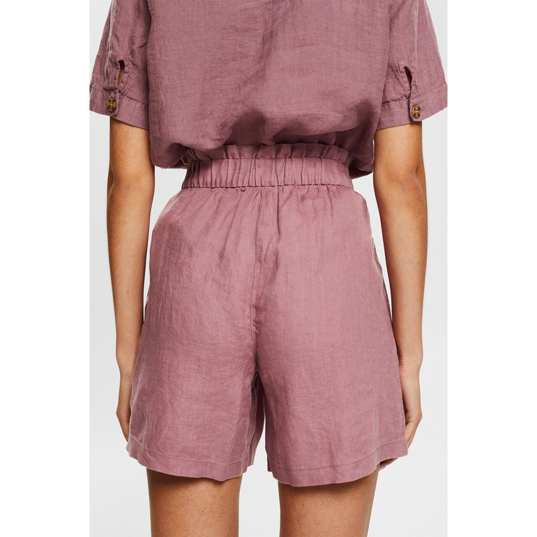 PANTALÓN CORTO DE LINO MUJER ESPRIT