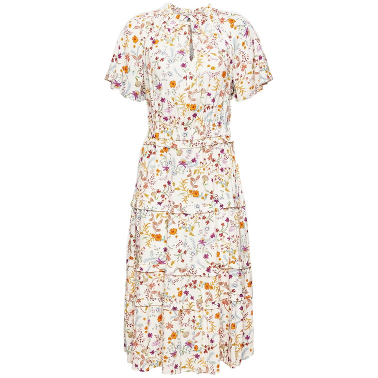 VESTIDO MIDI CON ESTAMPADO FLORAL MUJER ESPRIT