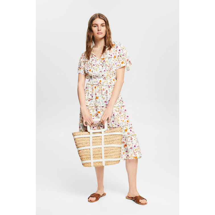 VESTIDO MIDI CON ESTAMPADO FLORAL MUJER ESPRIT