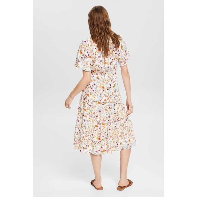 VESTIDO MIDI CON ESTAMPADO FLORAL MUJER ESPRIT