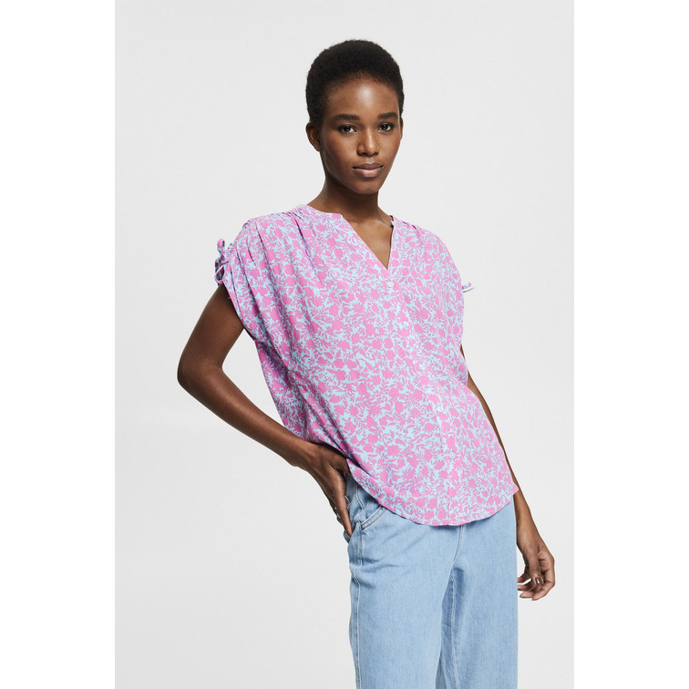 BLUSA CON ESTAMPADO FLORAL MUJER ESPRIT
