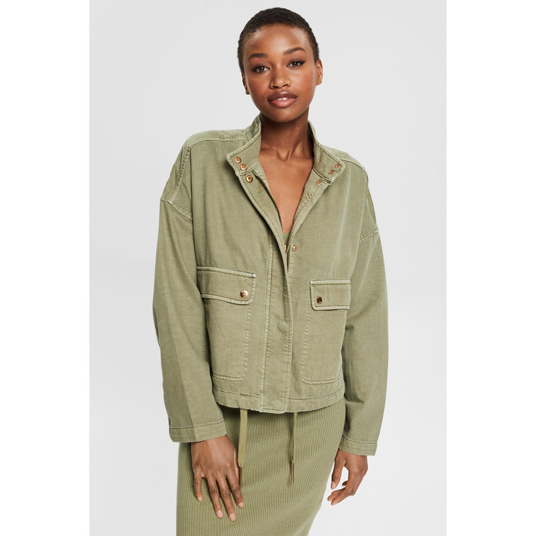 CHAQUETA CORTA CON TENCEL MUJER ESPRIT