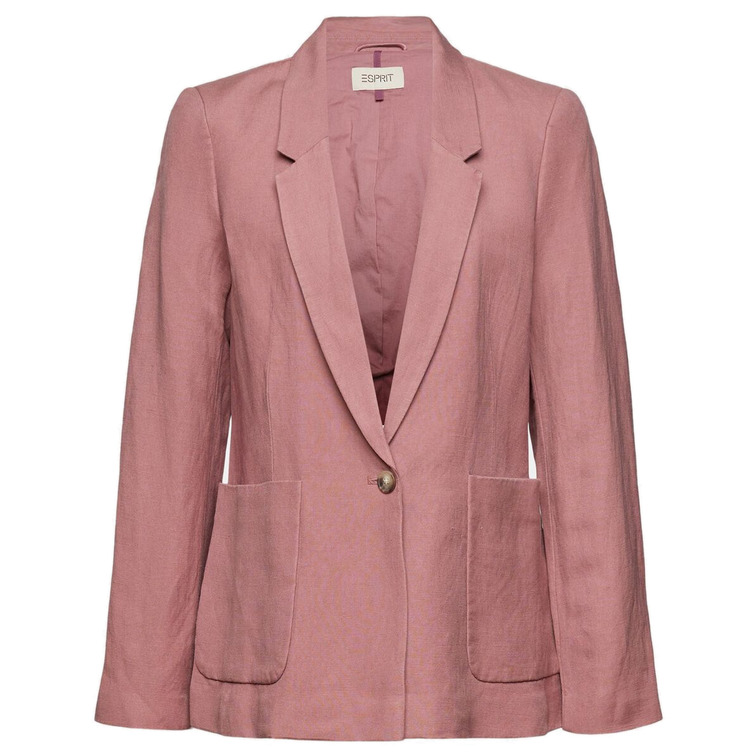 BLAZER EN MEZCLA DE LINO MUJER ESPRIT