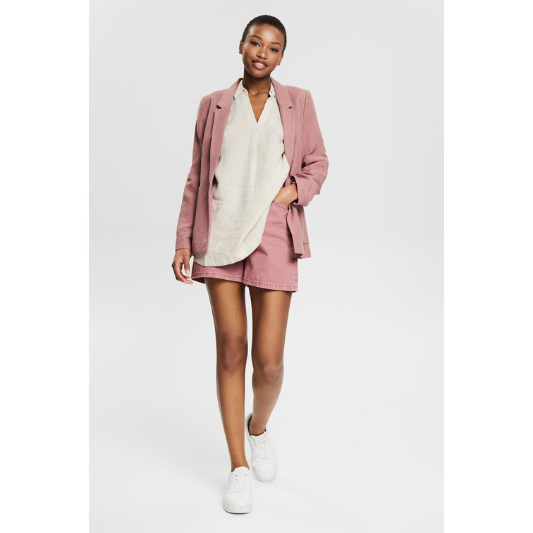 BLAZER EN MEZCLA DE LINO MUJER ESPRIT