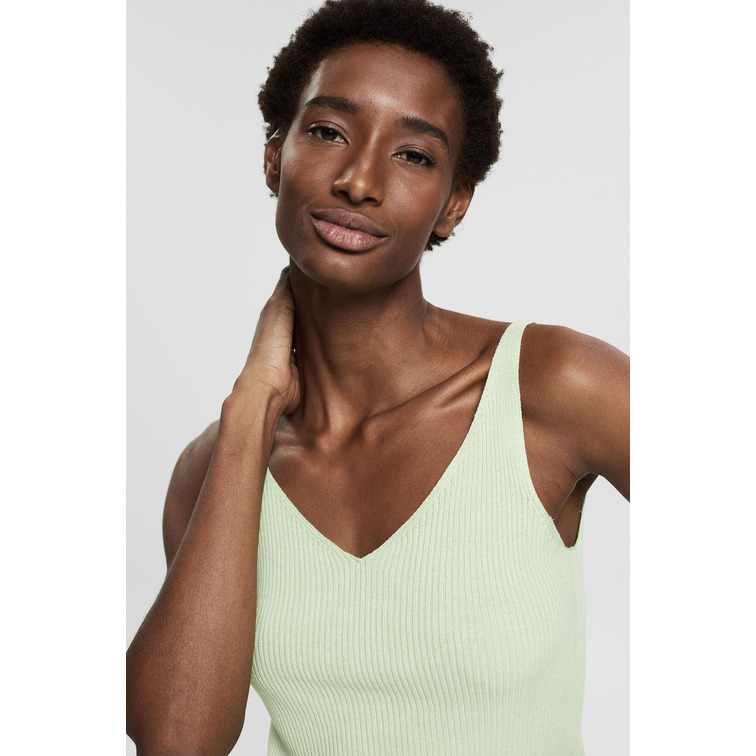 TOP CON ACABADO ACANALADO MUJER ESPRIT