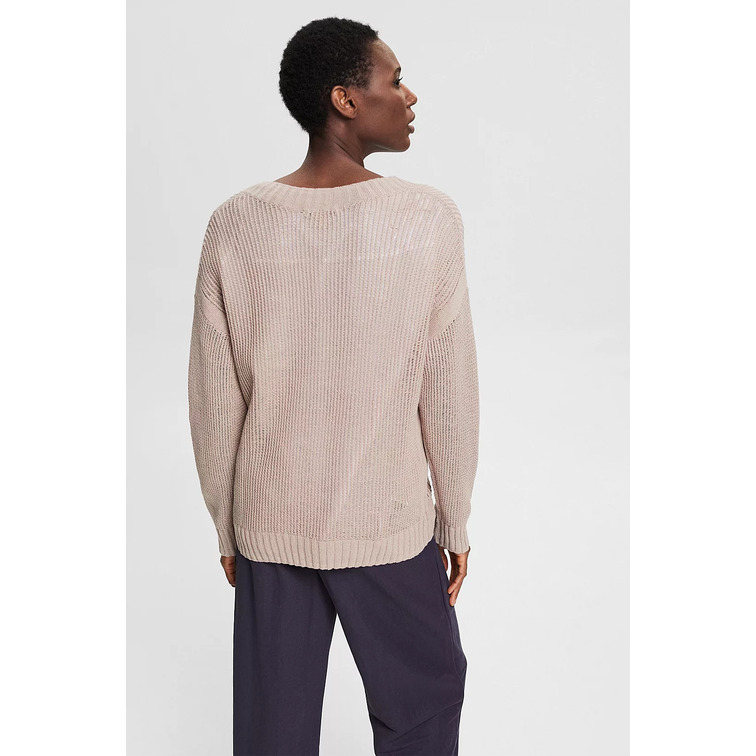 JERSEY EN MEZCLA DE LINO MUJER ESPRIT