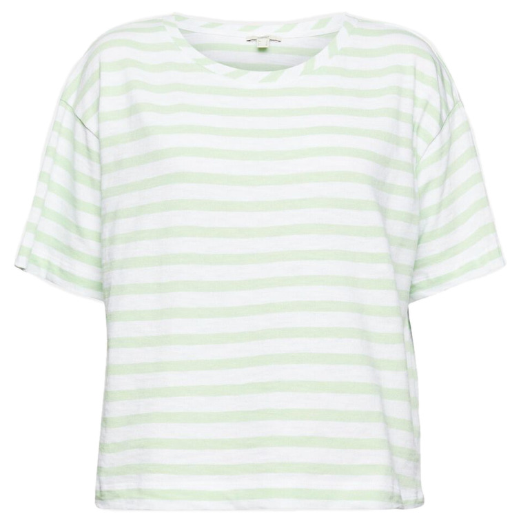 CAMISETA CON DISEÑO DE RAYAS MUJER ESPRIT